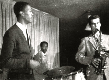 Don Cherry trumpet Chuck Logan drums Dave Quarin alto sax Cellar co-op 1957